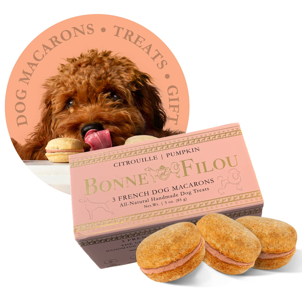 Dog Macarons (3 Count)